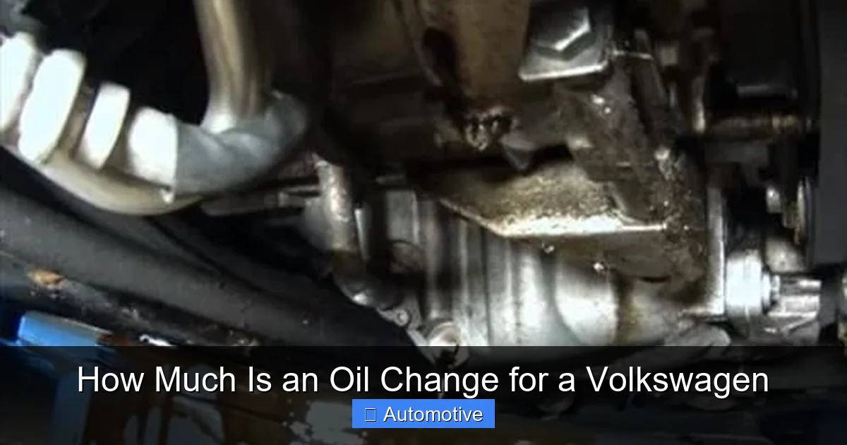 How Much Is an Oil Change for a Volkswagen