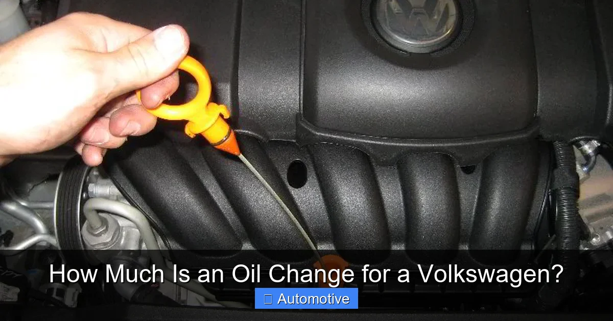How Much Is an Oil Change for a Volkswagen?