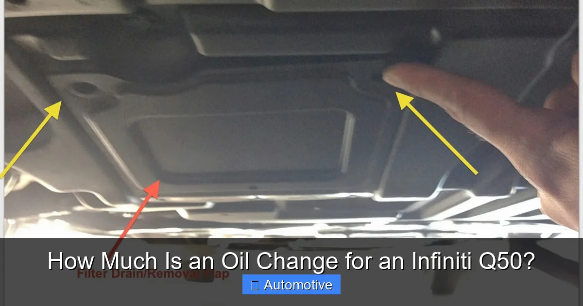 How Much Is an Oil Change for an Infiniti Q50?