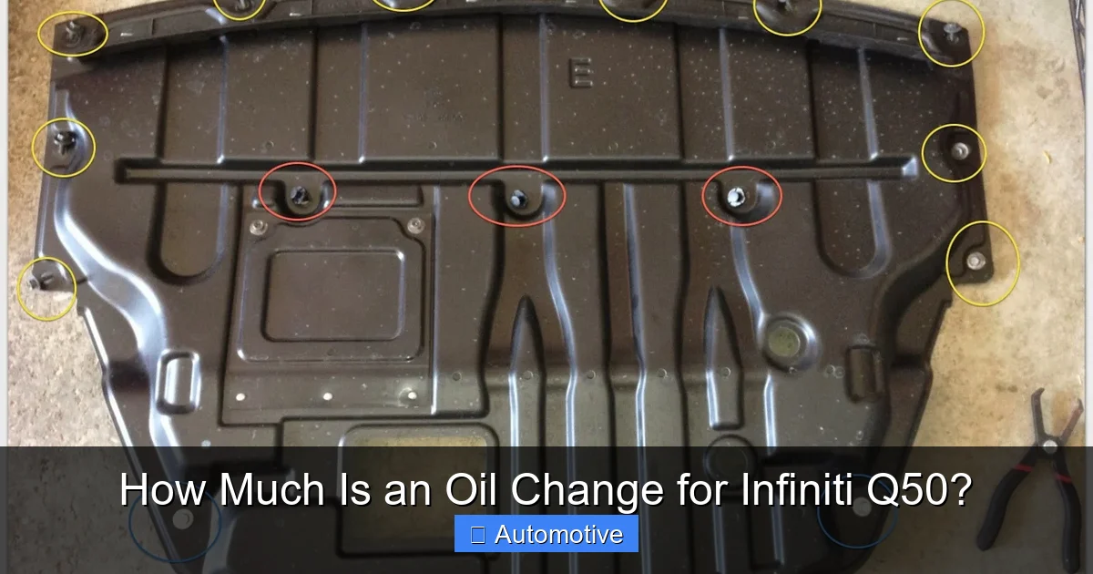 How Much Is an Oil Change for Infiniti Q50?