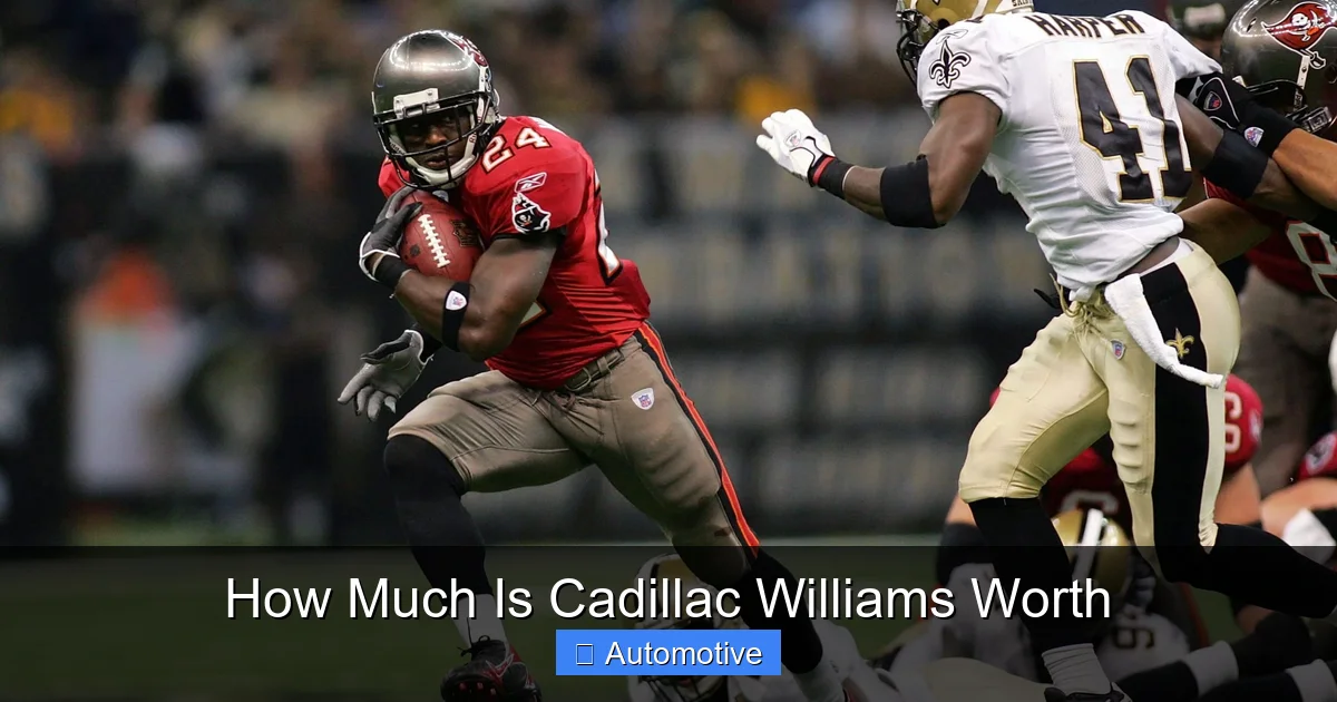 How Much Is Cadillac Williams Worth