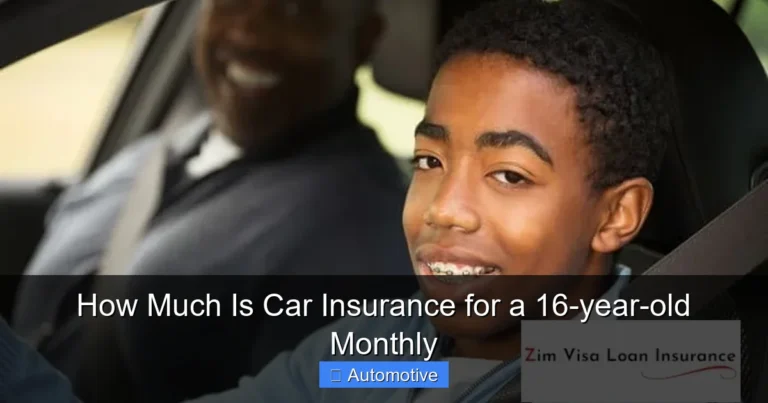 How Much Is Car Insurance for a 16-year-old Monthly