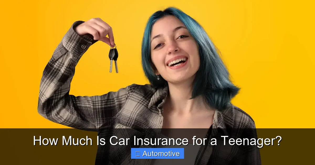 How Much Is Car Insurance for a Teenager?