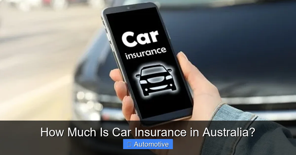 How Much Is Car Insurance in Australia?