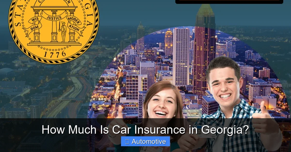 How Much Is Car Insurance in Georgia?
