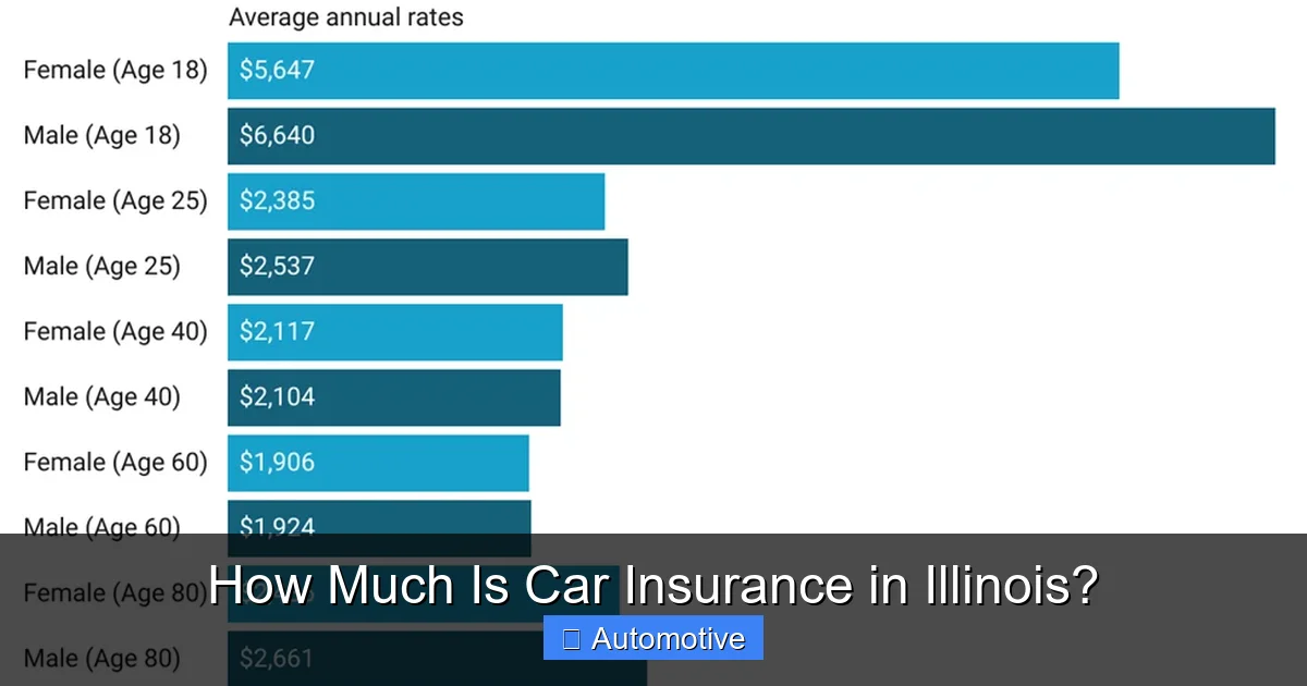 How Much Is Car Insurance in Illinois?