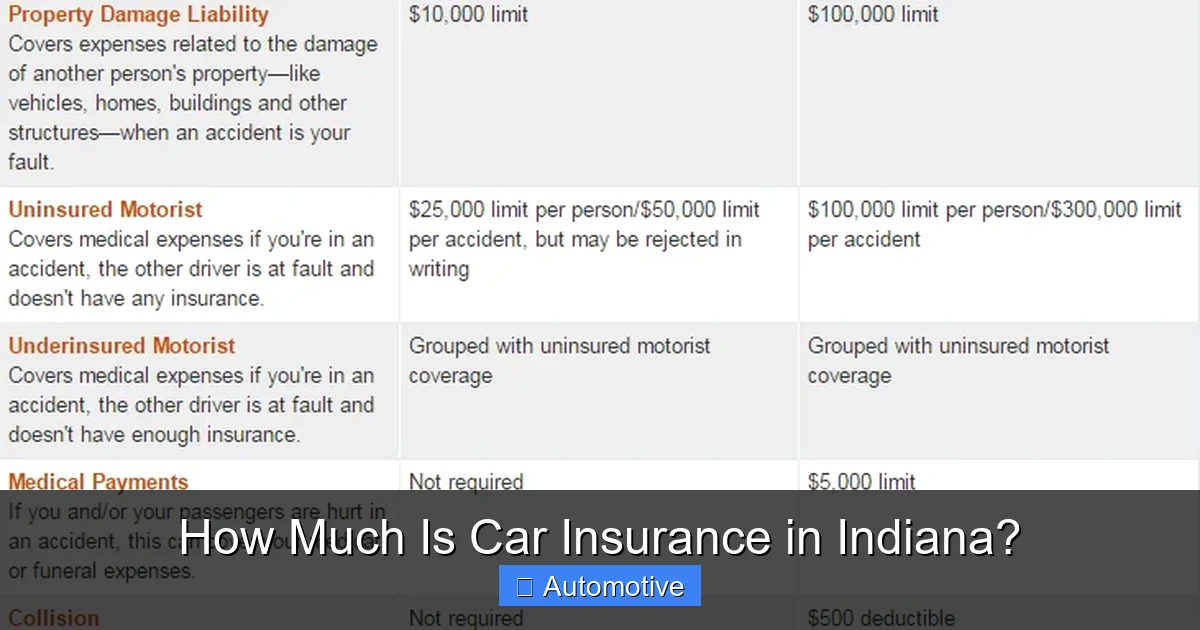 How Much Is Car Insurance in Indiana?