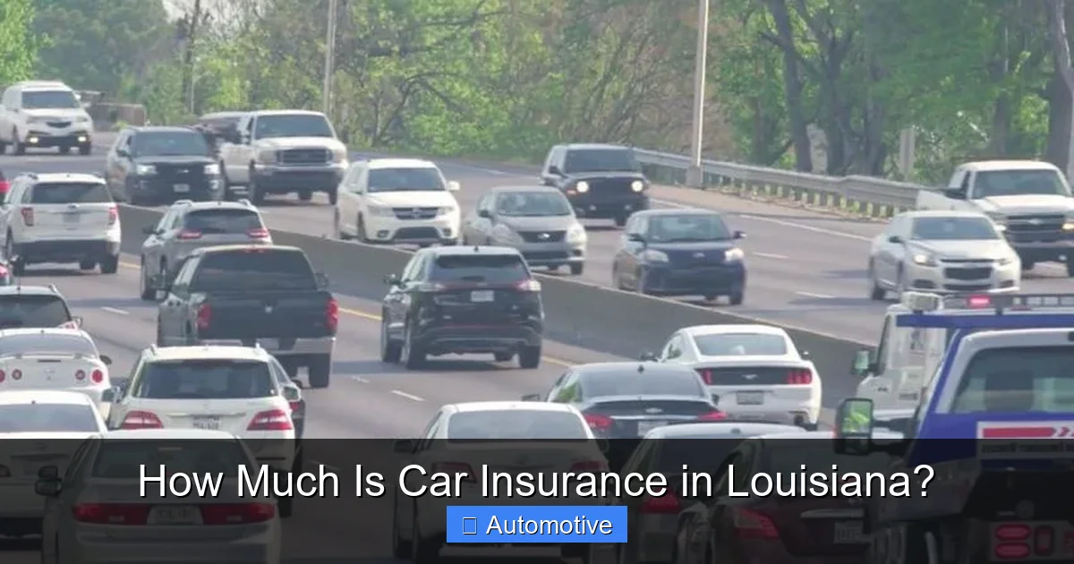 How Much Is Car Insurance in Louisiana?