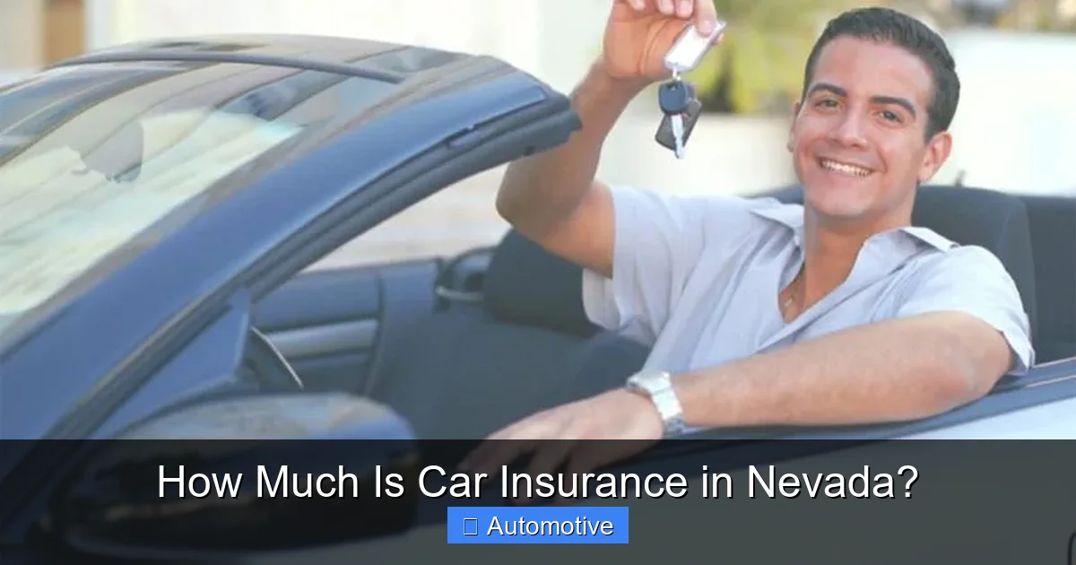 How Much Is Car Insurance in Nevada?