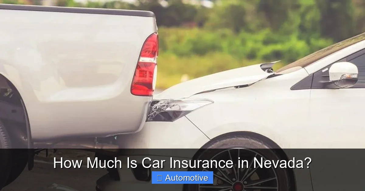 How Much Is Car Insurance in Nevada?
