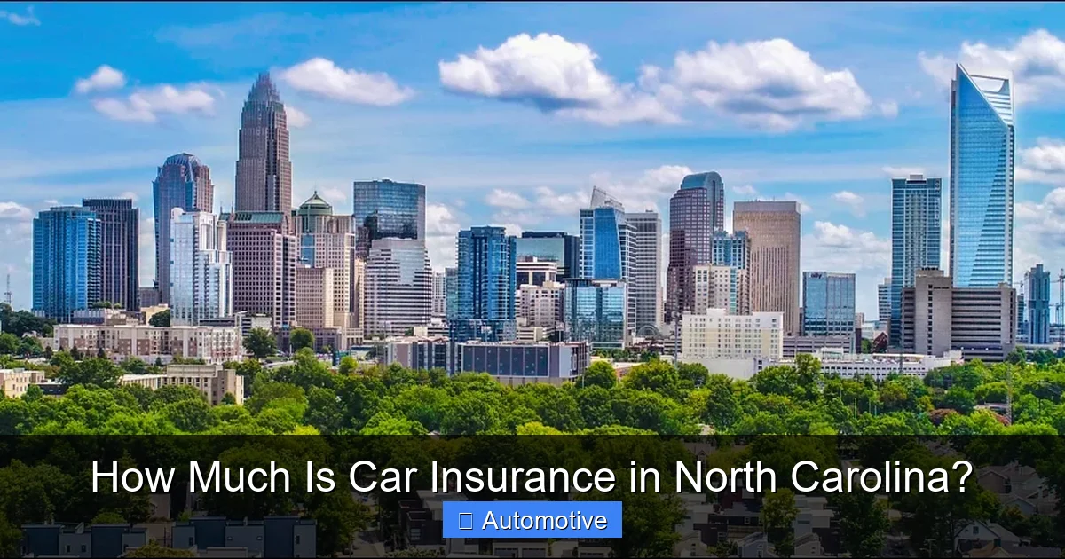 How Much Is Car Insurance in North Carolina?