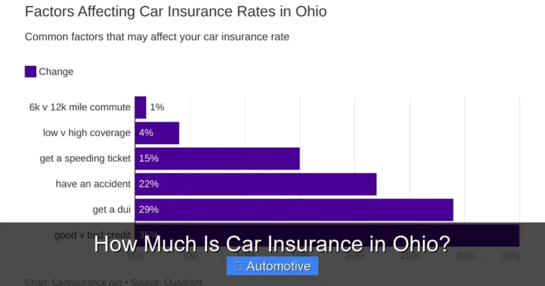 How Much Is Car Insurance in Ohio?