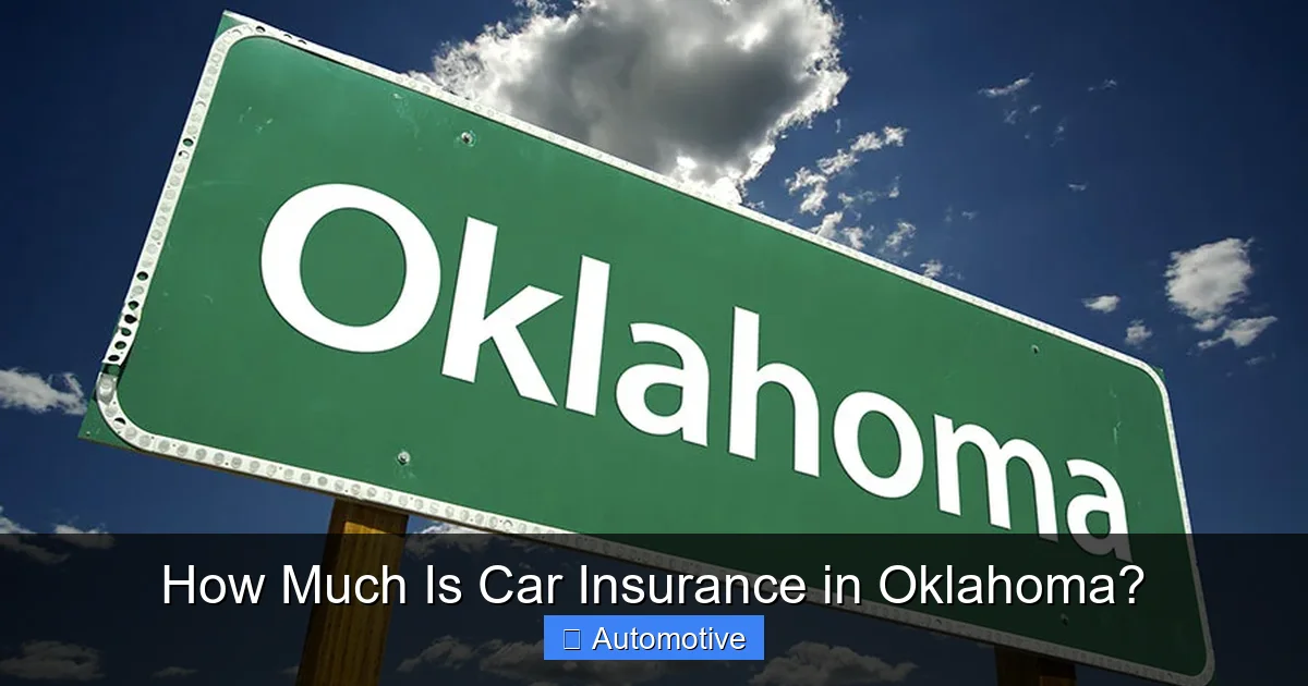 How Much Is Car Insurance in Oklahoma?