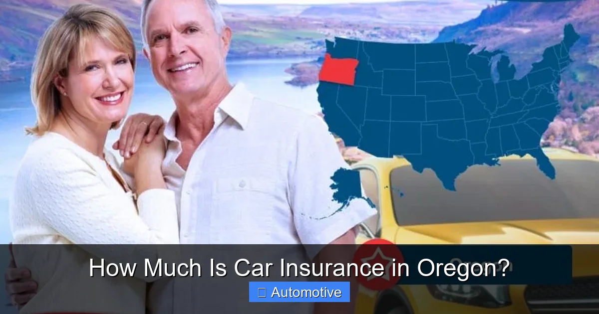 How Much Is Car Insurance in Oregon?
