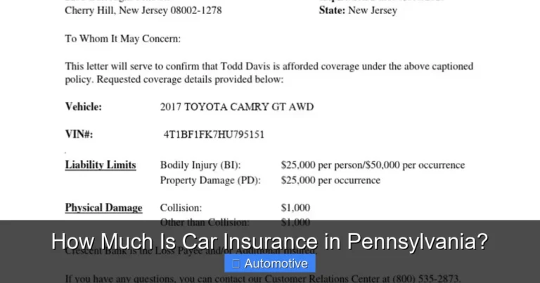 How Much Is Car Insurance in Pennsylvania?
