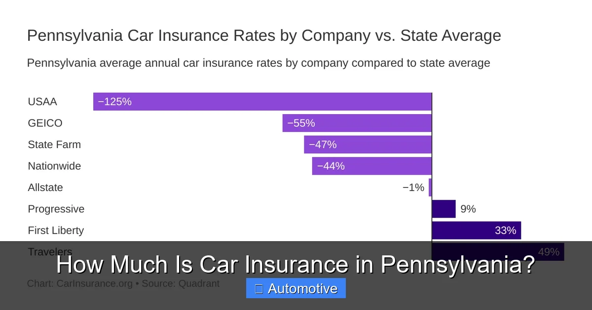 How Much Is Car Insurance in Pennsylvania?