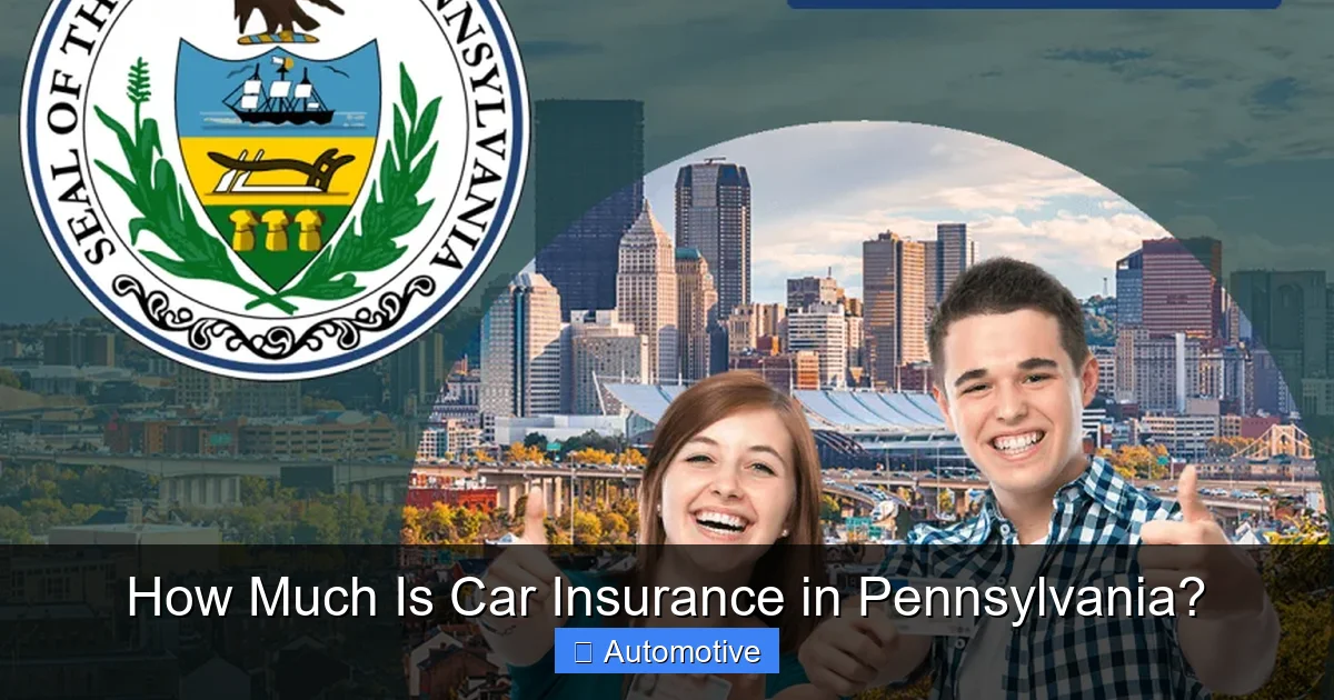 How Much Is Car Insurance in Pennsylvania?