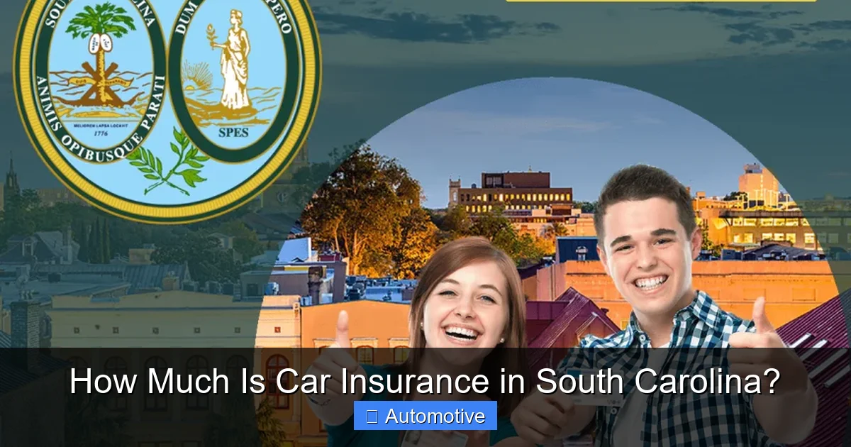 How Much Is Car Insurance in South Carolina?