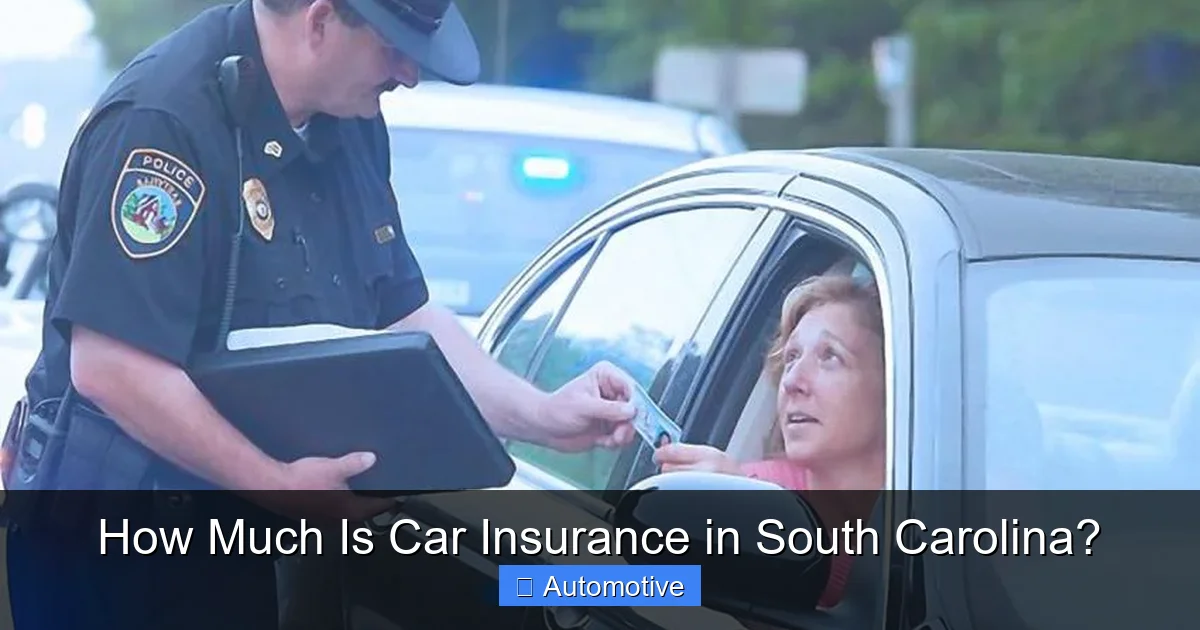 How Much Is Car Insurance in South Carolina?