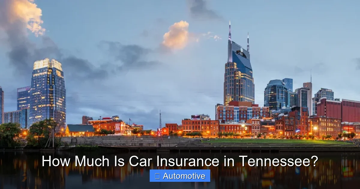 How Much Is Car Insurance in Tennessee?