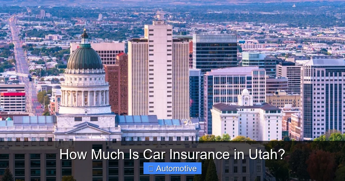 How Much Is Car Insurance in Utah?