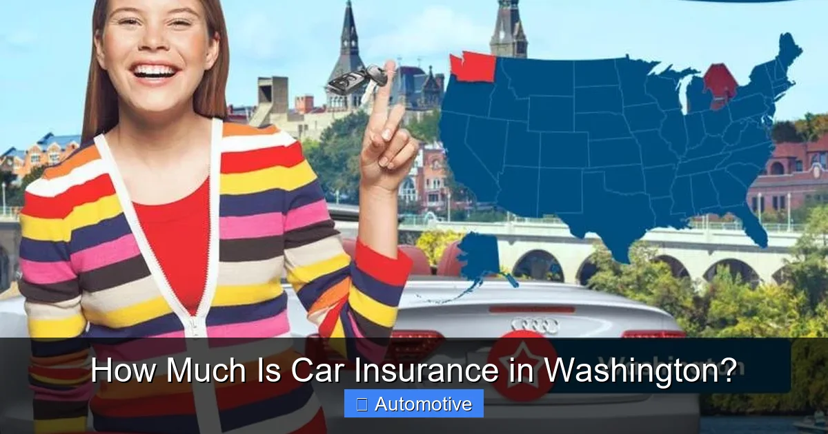 How Much Is Car Insurance in Washington?