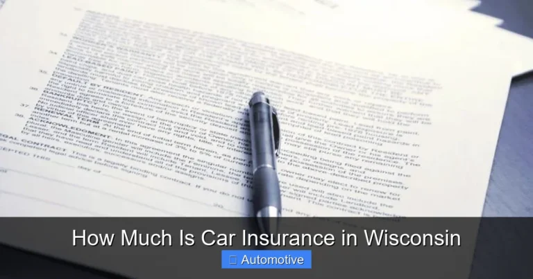 How Much Is Car Insurance in Wisconsin