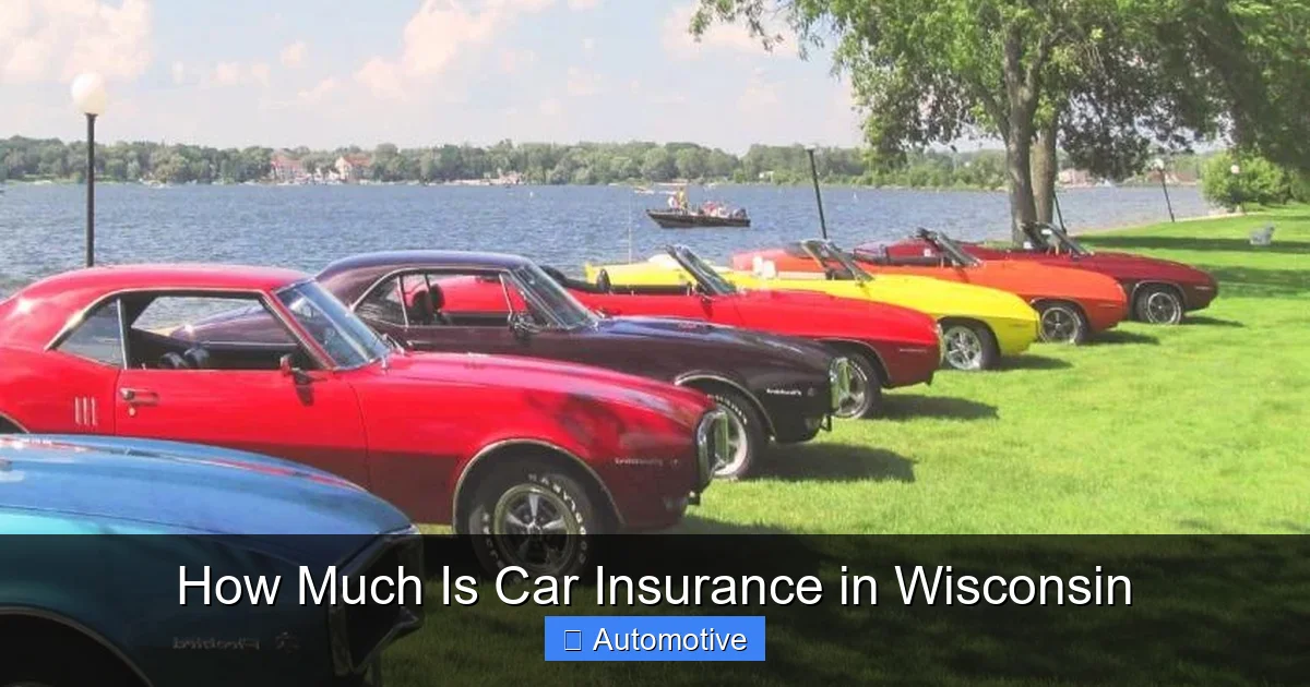 How Much Is Car Insurance in Wisconsin