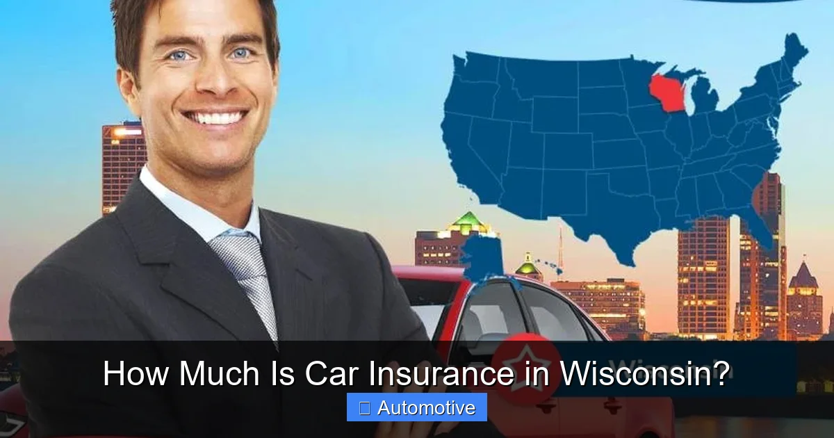 How Much Is Car Insurance in Wisconsin?