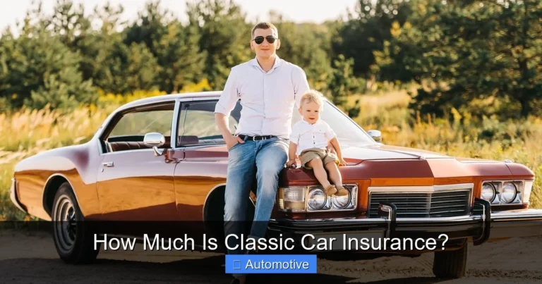 How Much Is Classic Car Insurance?