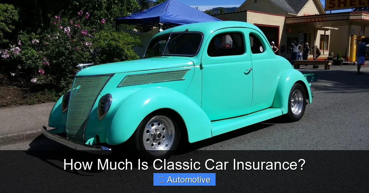 How Much Is Classic Car Insurance?