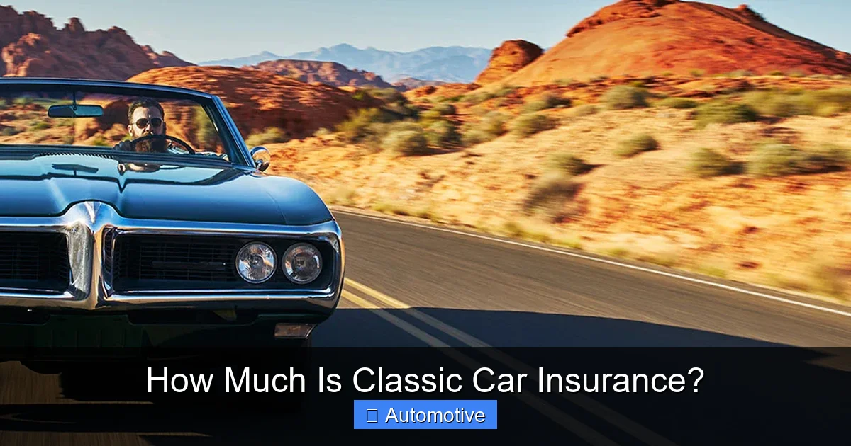 How Much Is Classic Car Insurance?