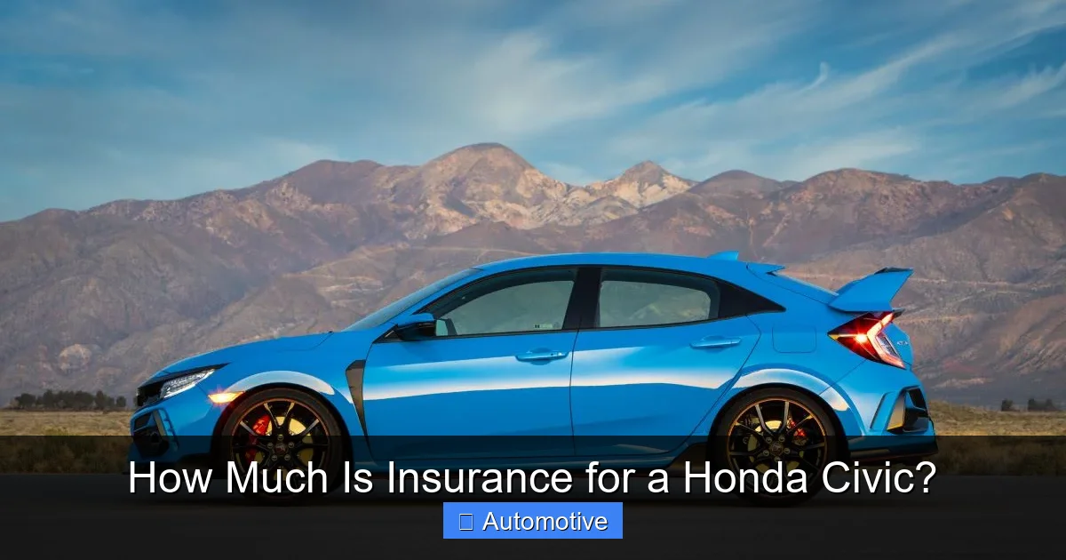 How Much Is Insurance for a Honda Civic?