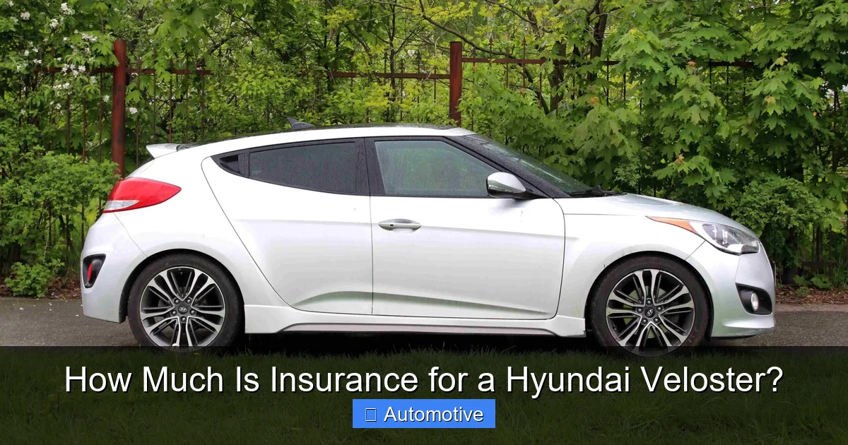 How Much Is Insurance for a Hyundai Veloster?