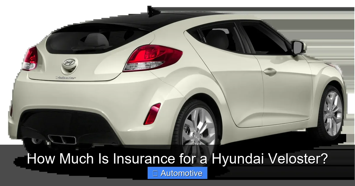 How Much Is Insurance for a Hyundai Veloster?