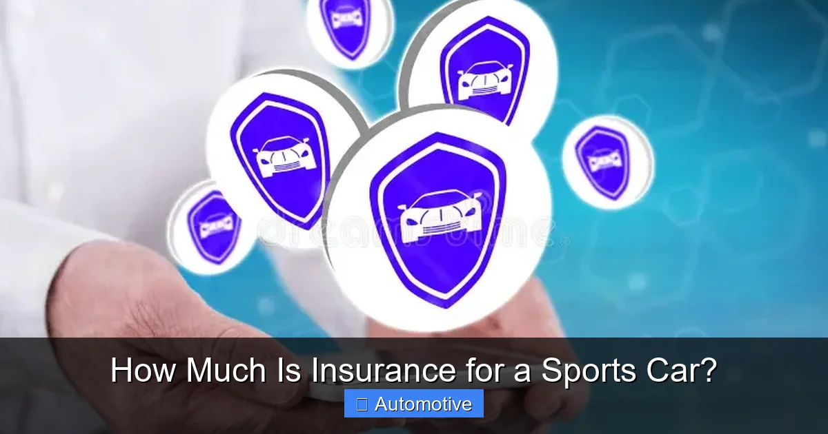 How Much Is Insurance for a Sports Car?