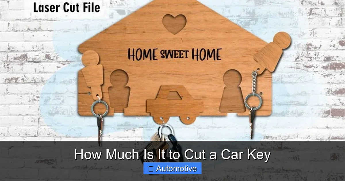 How Much Is It to Cut a Car Key