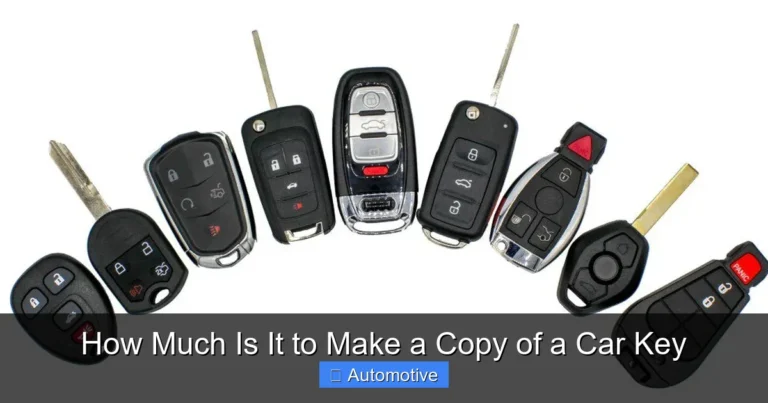 How Much Is It to Make a Copy of a Car Key