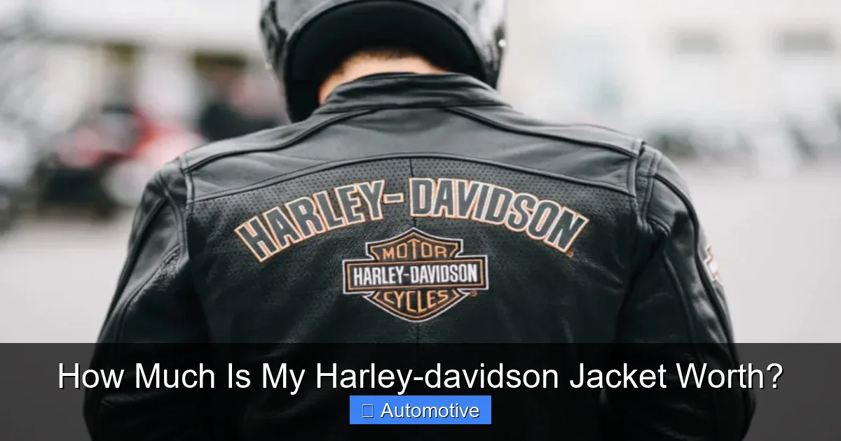 How Much Is My Harley-davidson Jacket Worth?
