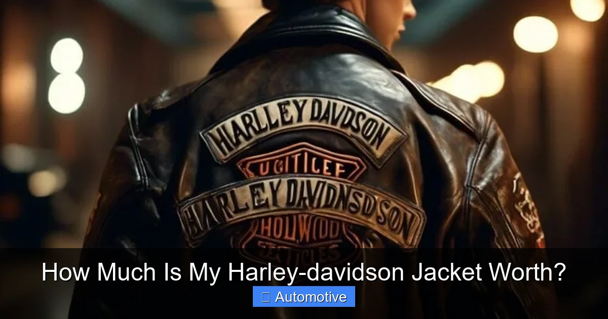 How Much Is My Harley-davidson Jacket Worth?