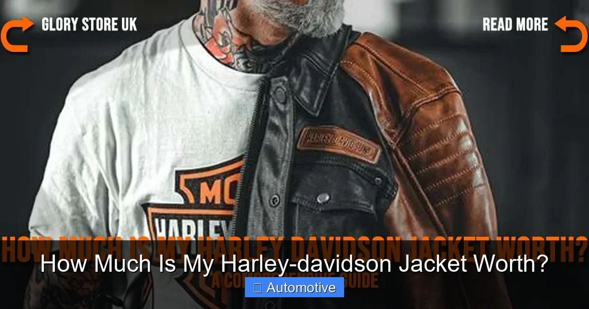 How Much Is My Harley-davidson Jacket Worth?