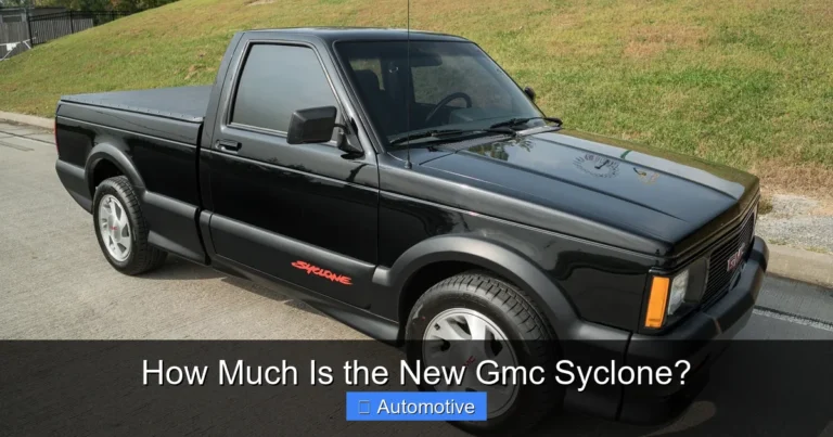 How Much Is the New Gmc Syclone?
