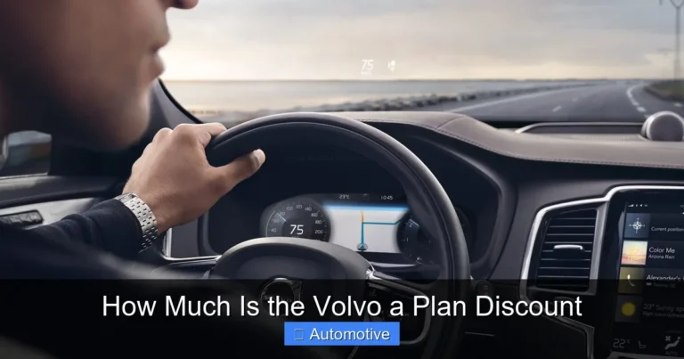 How Much Is the Volvo a Plan Discount