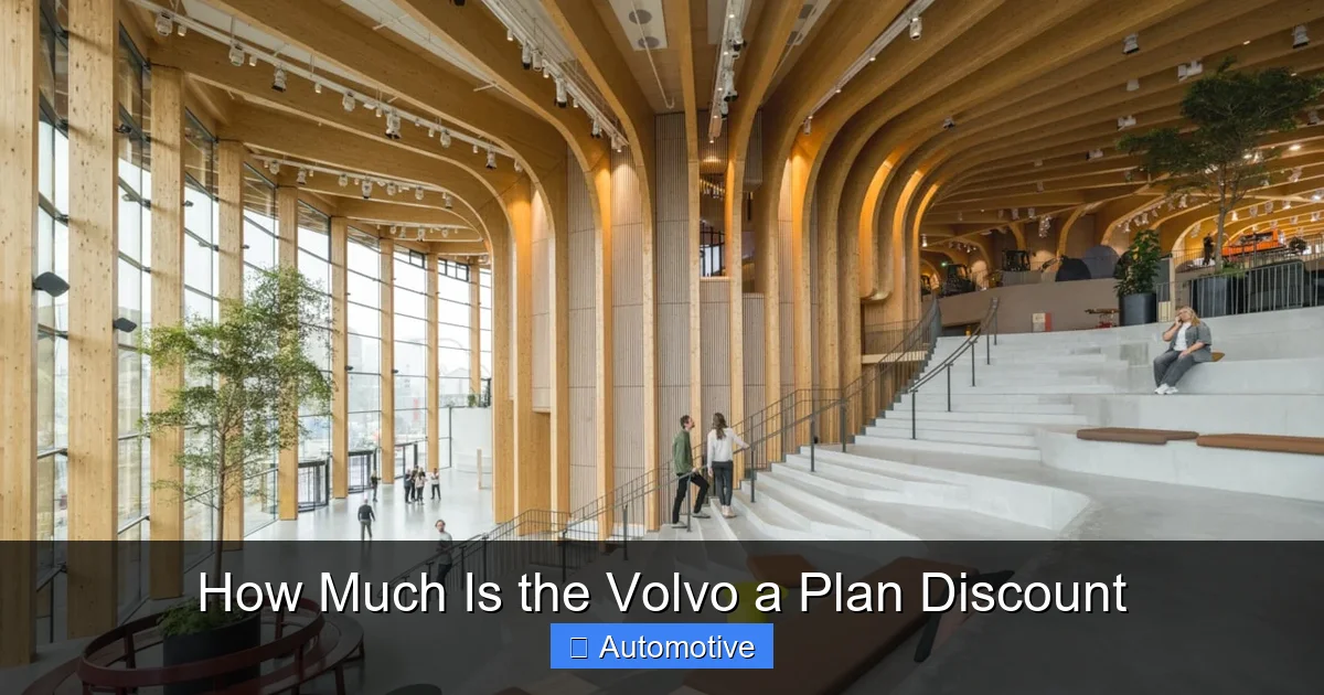 How Much Is the Volvo a Plan Discount
