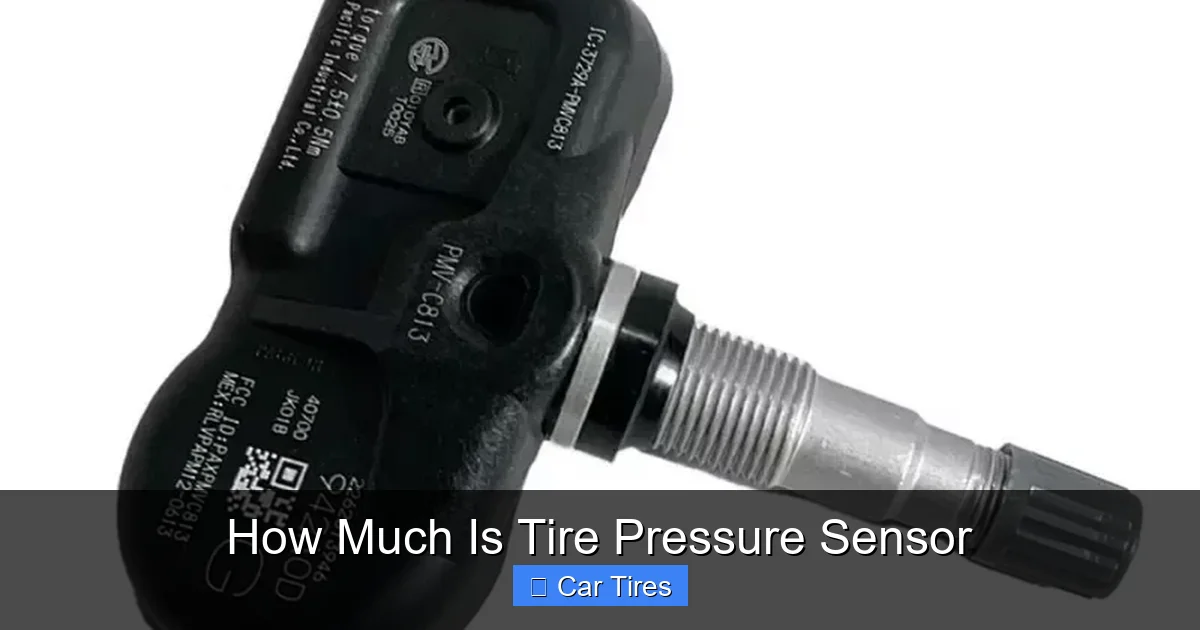 How Much Is Tire Pressure Sensor