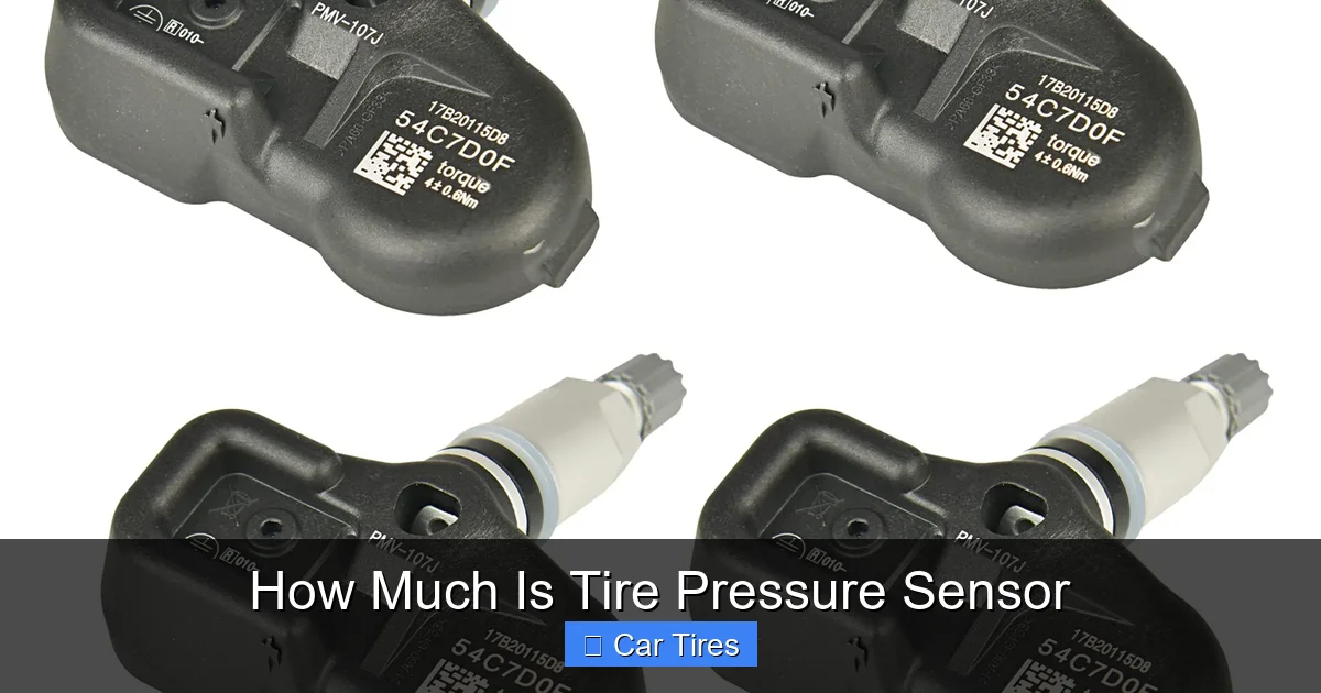 How Much Is Tire Pressure Sensor
