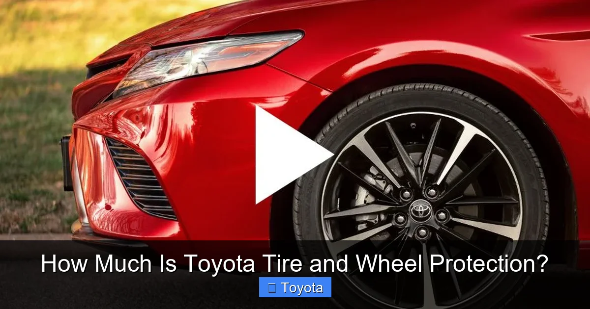 How Much Is Toyota Tire and Wheel Protection?