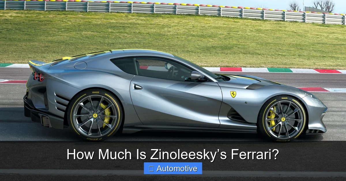 How Much Is Zinoleesky’s Ferrari?