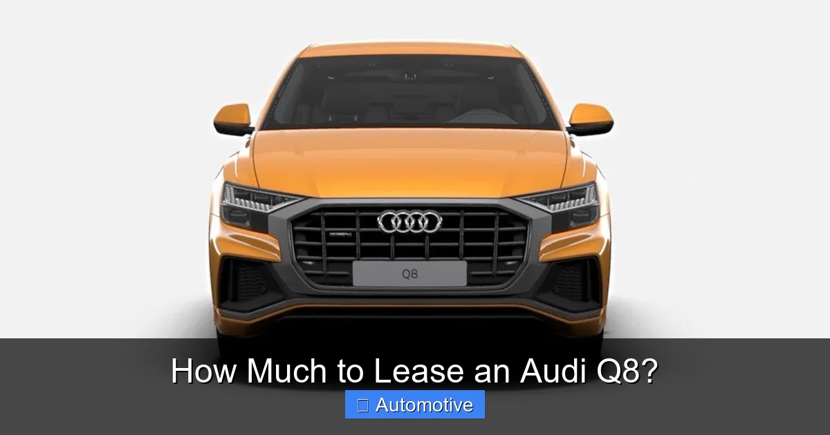 How Much to Lease an Audi Q8?