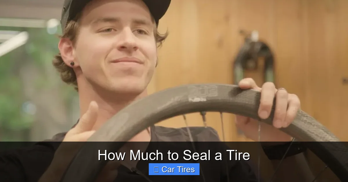 How Much to Seal a Tire
